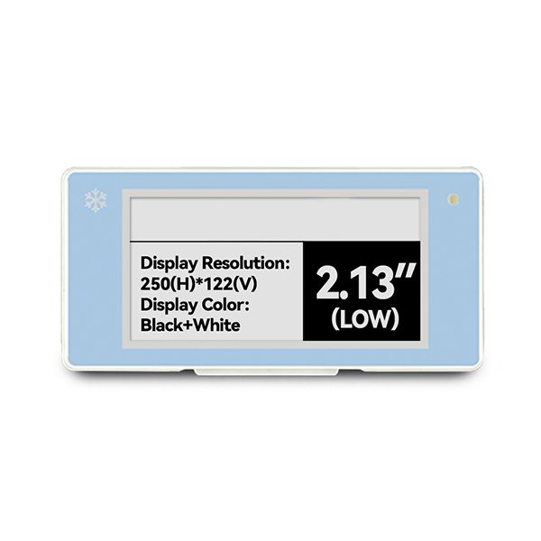 Etiqueta digital para prateleira de freezer de 2,13 polegadas, preto e branco / baixa temperatura