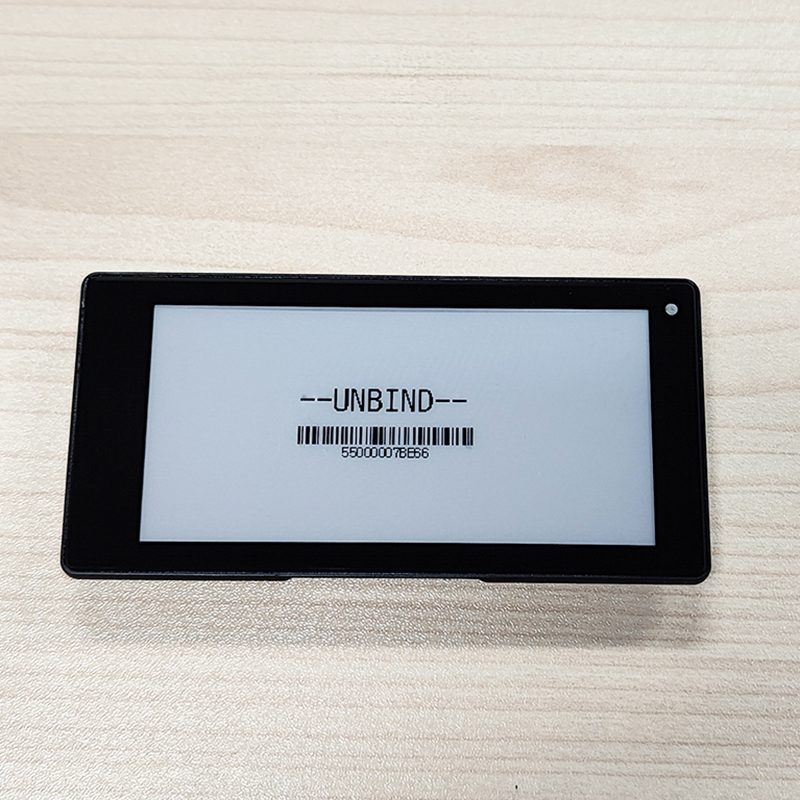 Etiqueta eletrônica de prateleira Black Shell de 3,5 polegadas